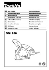 Makita SG1250 Manual De Instrucciones