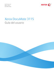 Xerox DocuMate 3115 Guia Del Usuario