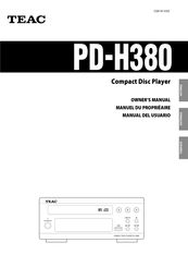 Teac PD-H380 Manual Del Usuario