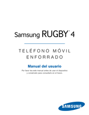 Samsung RUGBY 4 Manual Del Usuario