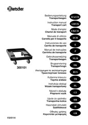 Bartscher 300101 Instrucciones De Uso