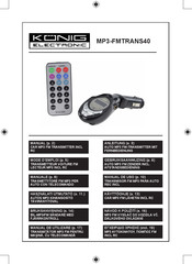 König Electronic MP3-FMTRANS40 Manual De Uso