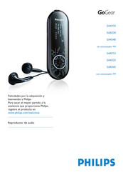 Philips GoGear SA4325/02 Manual De Usuario
