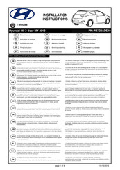 Hyundai A6723ADE10 Instrucciones De Montaje