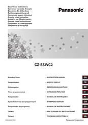 Panasonic CZ-ESWC2 Manual De Instrucciones