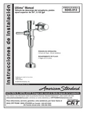 CRT Ultima 6045.013 Instrucciones De Instalación