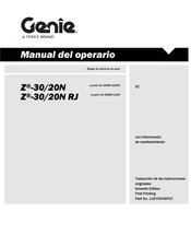 Genie Z-30/20N Manual Del Operario