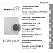 Honeywell Hometronic HCW 23-K Instrucciones De Montaje