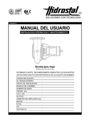 Hidrostal D6 Manual Del Usuario