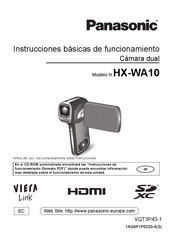 Panasonic HX-WA10 Instrucciones Básicas De Funcionamiento