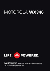 Motorola WX346 Manual De Usuario