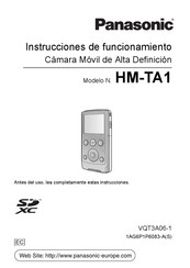 Panasonic HM-TA1 Instrucciones De Funcionamiento