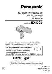 Panasonic HX-DC3 Instrucciones De Funcionamiento