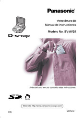Panasonic D-snap SV-AV25 Manual De Instrucciones
