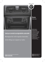 Skoda AZO 630 001 Instrucciones De Montaje