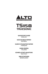 Alto Professional TS115W TRUESONIC Guia De Inicio Rapido