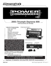 Dynojet Power Commander III Instrucciones De Montaje