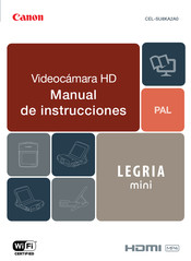 Canon LEGRIA mini Manual De Instrucciones