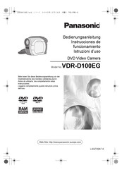 Panasonic VDR-D100EG Instrucciones De Funcionamiento