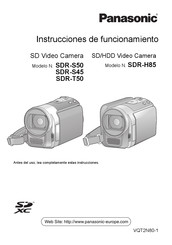 Panasonic SDR-T50 Instrucciones De Funcionamiento