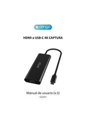 Pengo HDMI a USB-C 4K Grabber Manual De Usuario