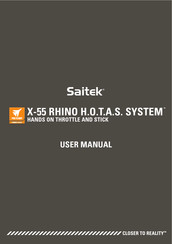 Saitek X-55 RHINO H.O.T.A.S. SYSTEM Manual Del Usuario