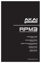 Akai Professional RPM3 Guia De Inicio Rapido