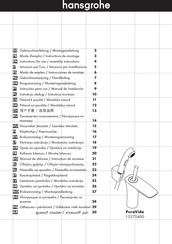 Hansgrohe PuraVida 15275400 Modo De Empleo/Instrucciones De Montaje