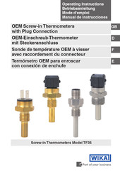 WIKA TF35 Manual De Instrucciones