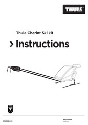 Thule Chariot Ski kit Instrucciones De Montaje