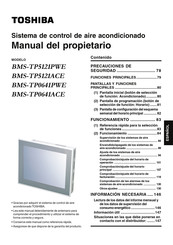 Toshiba BMS-TP0641PWE Manual Del Propietário