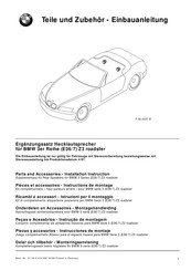 BMW F 36 0036 B Instrucciones De Montaje