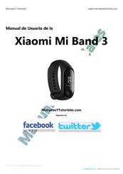 Xiaomi Mi Band 3 Manual De Usuario