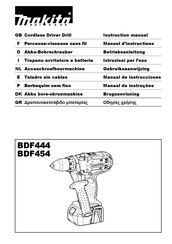 Makita BDF444 Manual De Instrucciones