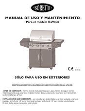 BORETTI DaVinci Manual De Uso Y Mantenimiento