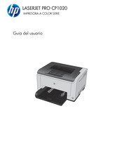 HP LASERJET PROFESSIONAL CP1020 Guia Del Usuario