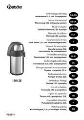 Bartscher 190125 Instrucciones De Uso