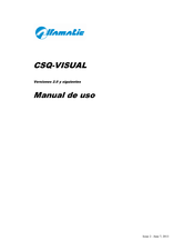 ALFAMATIC CSQ-VISUAL Manual De Uso