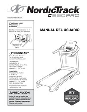 NordicTrack C950PRO Manual Del Usuario