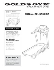 Golds Gym trainer 715 Serie Manual Del Usuario