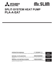 Mitsubishi Electric Mr.Slim PLA-A-EA7 Serie Manual De Instrucciones