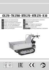 EMAK BTR 270 Serie Manual De Uso Y Manitenimiento