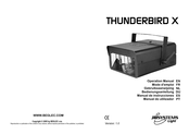 BEGLEC JB Systems THUNDERBIRD X Manual De Instrucciones