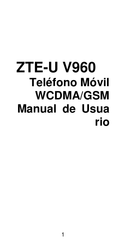 ZTE-U V960 Manual De Usuario