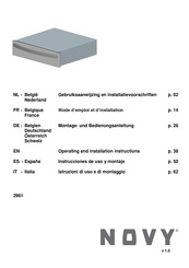 Novy 2961 Instrucciones De Uso Y Montaje