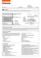 Bticino M7TIC/CM Instrucciones De Uso