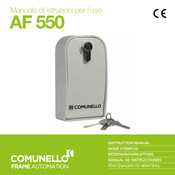 Comunello AF 550 Manual De Instrucciones