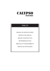 Calypso Watches IKMLCD Manual De Instrucciones