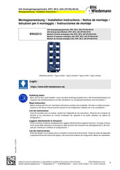 bihl+Wiedemann BWU2313 Instrucciones De Montaje