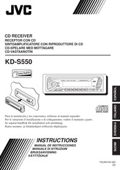 JVC KD-S550 Manual De Instrucciones